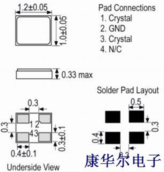 IQD新品石英晶体IQXC-240系列可降低EMI