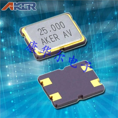 AKER晶振,贴片晶振,CXAF-631晶振,6035mm四脚无源贴片晶振