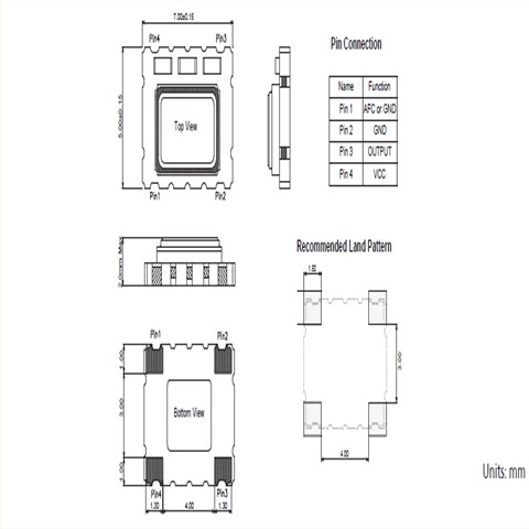 7N-10.000MBP-T,台产TXC晶振,CMOS石英晶振,石英晶体振荡器