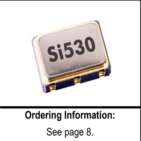531FC106M250DG,6G无线晶振,Si531差分晶振,Skyworks振荡器