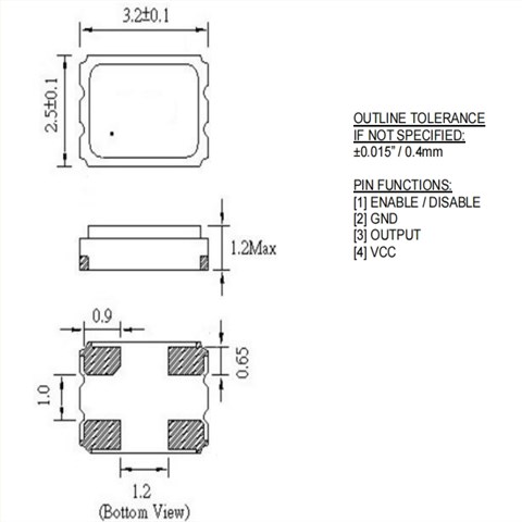 COM13025-25.000-EXT-T-TR,COM1航天通信晶振,拉隆石英振荡器