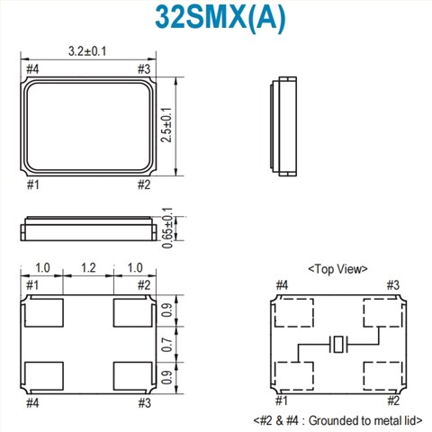32SMX(A),32M480-16(A),3225mm,48MHZ,日本SMI晶振