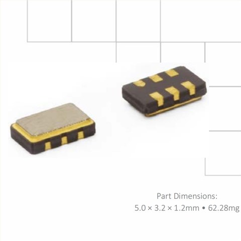 315LB3C1250T,5032mm,125MHz,315系列VCXO晶振,CTS以太网晶振