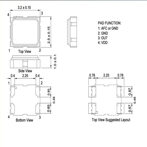 7Q-26.000MBS-T,7Q系列晶振,3.3V晶体,TXC晶技振荡器