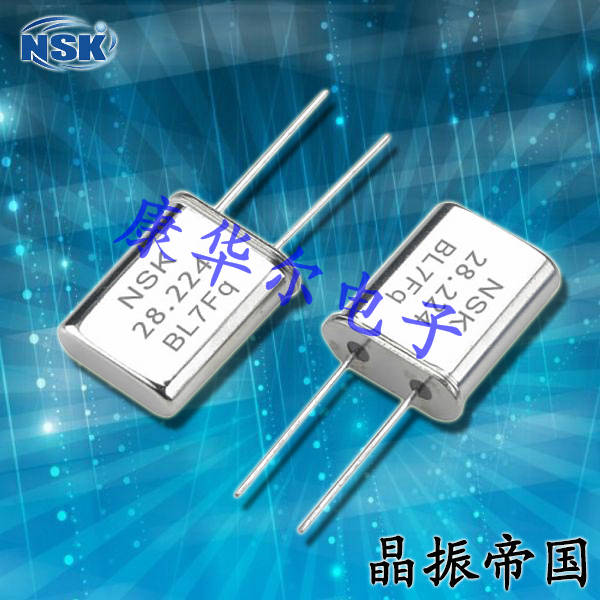 NSK晶振,石英晶振,NXU HC-49/U晶振,插件晶振