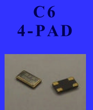 6035mm小尺寸晶体,C6系列晶振,PDI石英晶振,四脚贴片晶振