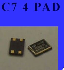 C7系列水晶振动子,PDI寻呼机晶振,7050mm轻薄型晶振,50MHZ石英晶体